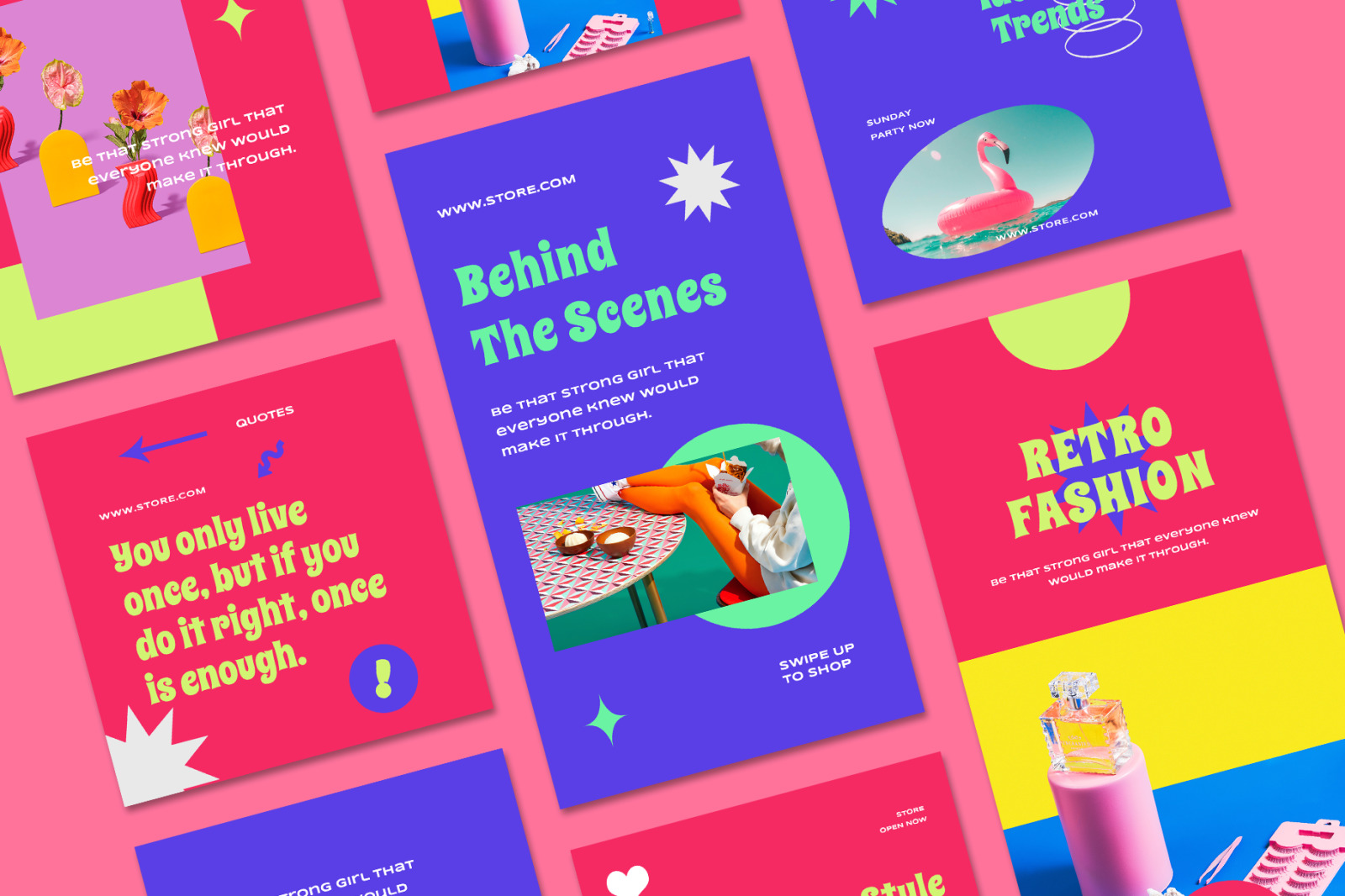 Bellova - Retro Instagram Template Bellova - Retro Instagram Template