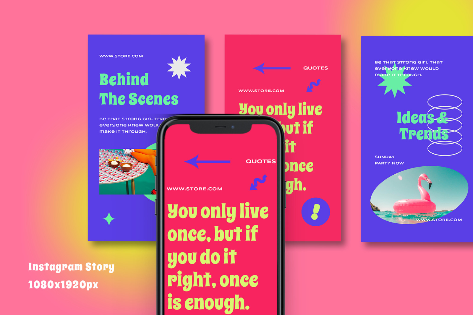 Bellova - Retro Instagram Template Bellova - Retro Instagram Template