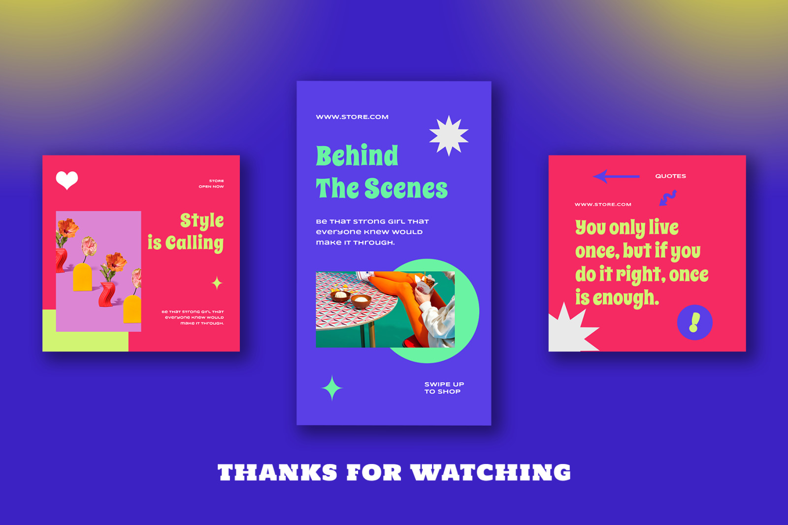 Bellova - Retro Instagram Template Bellova - Retro Instagram Template