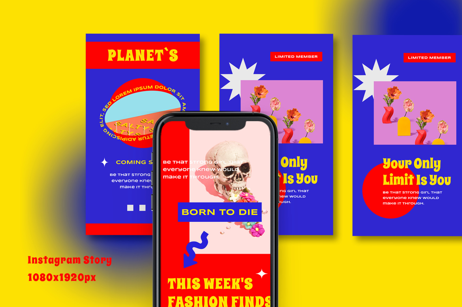 Planeta - Retro Instagram Template