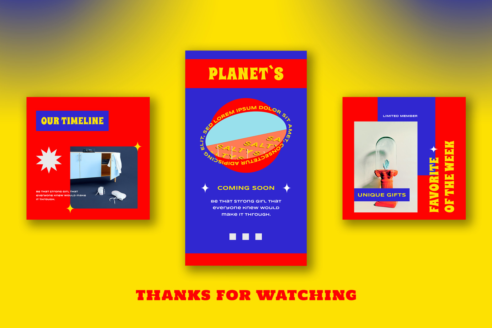 Planeta - Retro Instagram Template