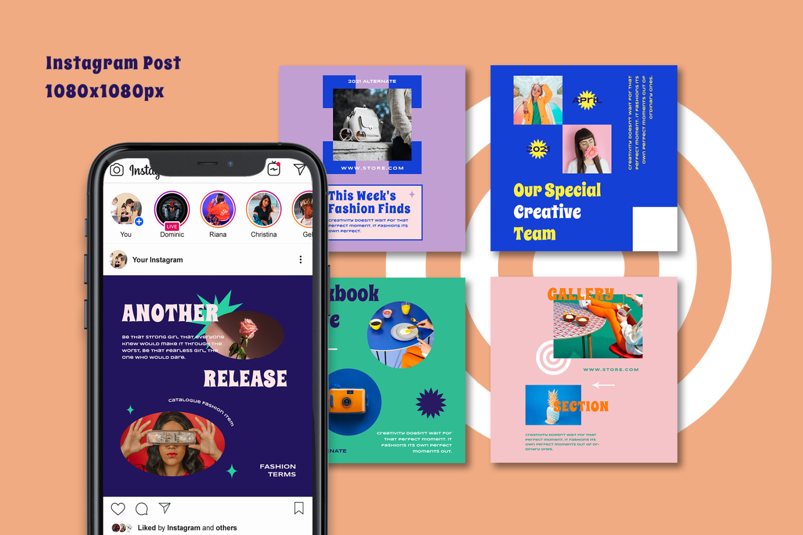 Librea - Retro Instagram Template Librea - Retro Instagram Template