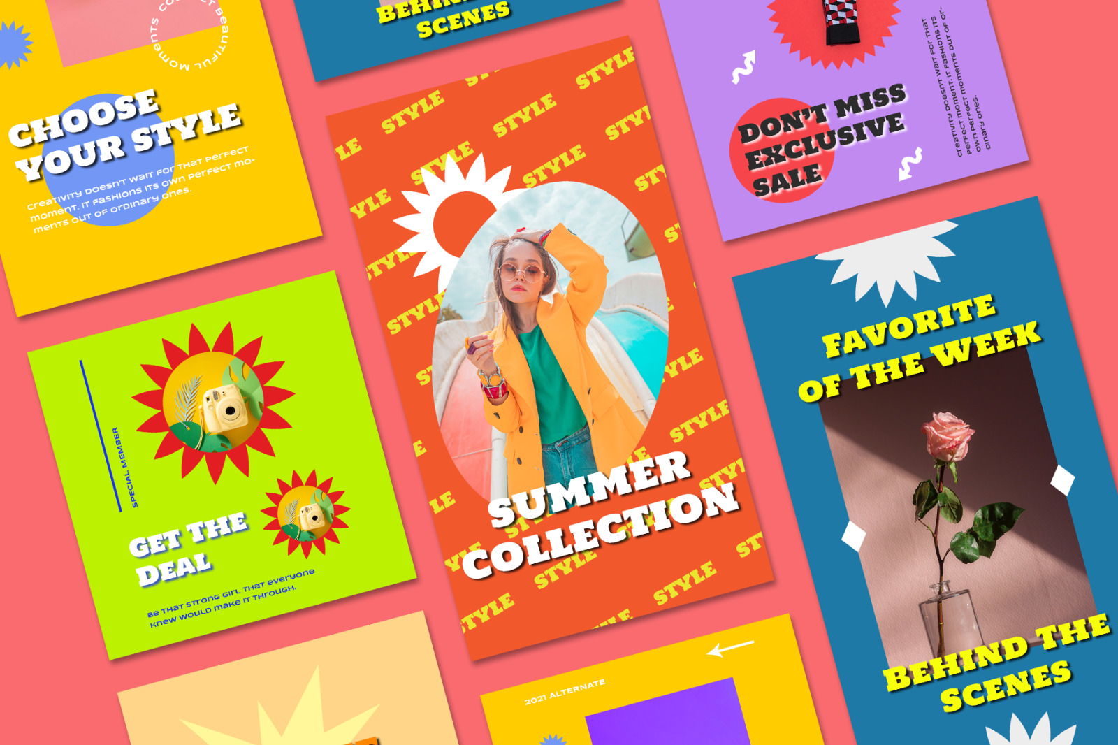Kumnira - Retro Instagram Template Kumnira - Retro Instagram Template