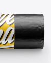 120L Matte Trash Bags Mockup