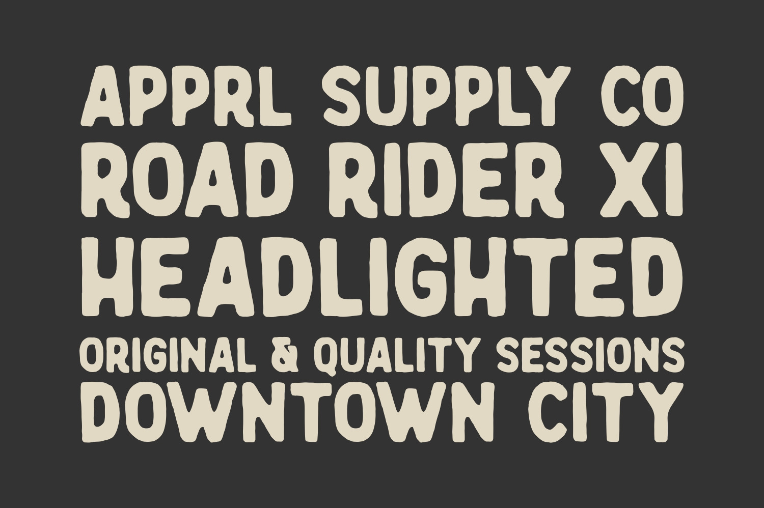 Wilden - Handdrawn Vintage Typeface Wilden - Handdrawn Vintage Typeface