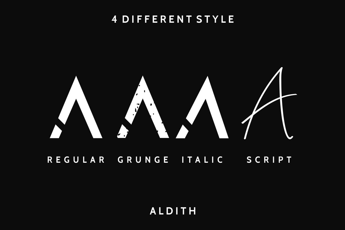 ALDITH Font Duo ALDITH Font Duo