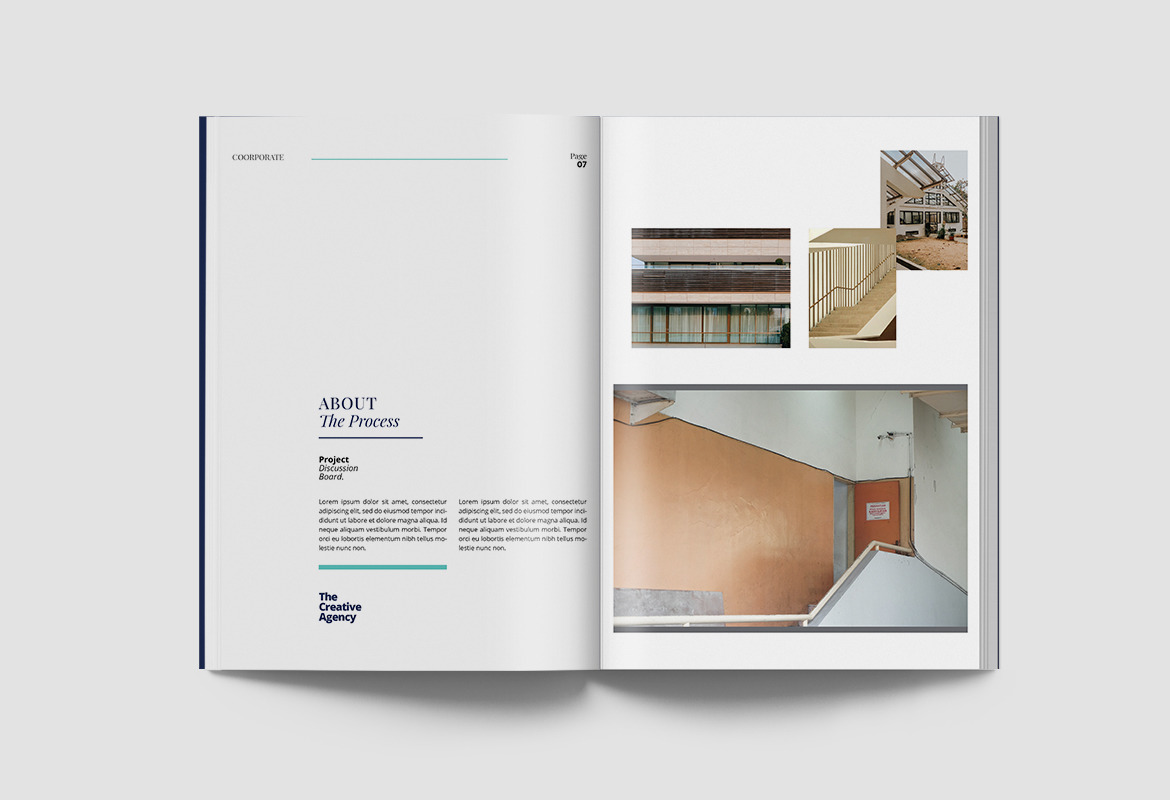 Modern Corporate Report Indesign Template Modern Corporate Report Indesign Template