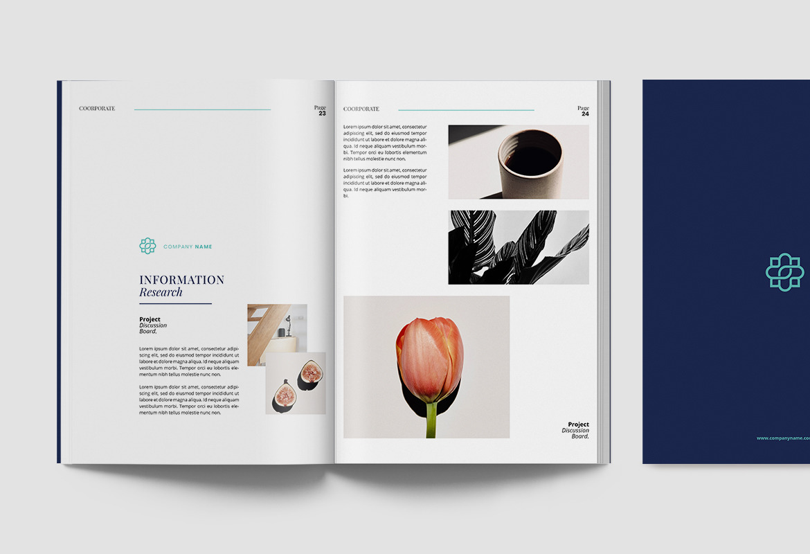 Modern Corporate Report Indesign Template Modern Corporate Report Indesign Template