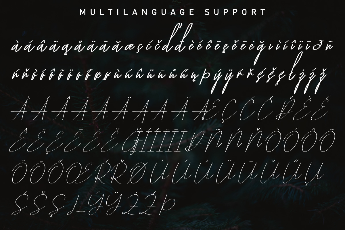Yestermoon Font Yestermoon Font