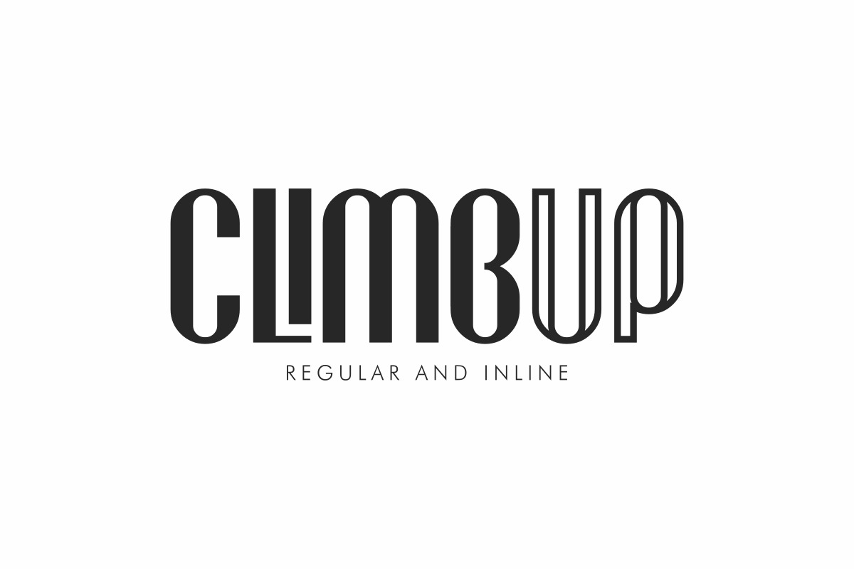 Climbup Font Duo Climbup Font Duo