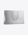 Metallic Shopping Bag With Rope Handle Mockup