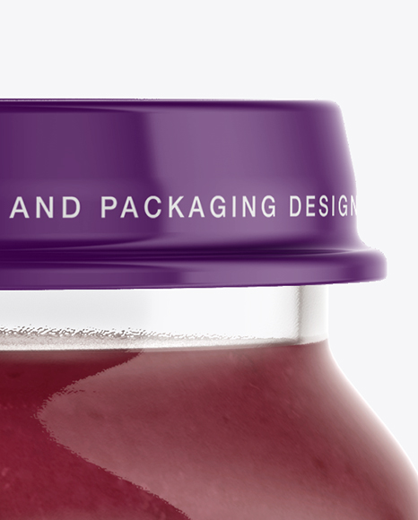 Baby Food Plum Puree Jar Mockup - Free Download Images High Quality PNG