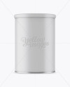 Matte Tin Can Mockup