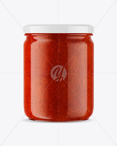 Tomato Sauce Jar Mockup