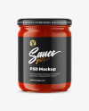 Tomato Sauce Jar Mockup