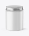 Frosted Cosmetic Jar Mockup Frosted Cosmetic Jar Mockup