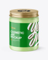 Frosted Cosmetic Jar Mockup Frosted Cosmetic Jar Mockup