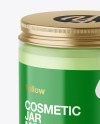 Frosted Cosmetic Jar Mockup Frosted Cosmetic Jar Mockup