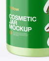 Frosted Cosmetic Jar Mockup Frosted Cosmetic Jar Mockup