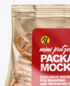 Bag With Mini Pretzels Mockup