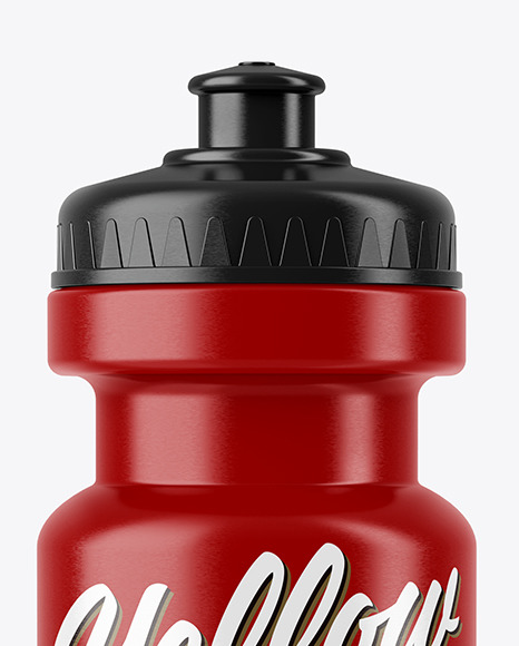 Glossy Sport Bottle Mockup