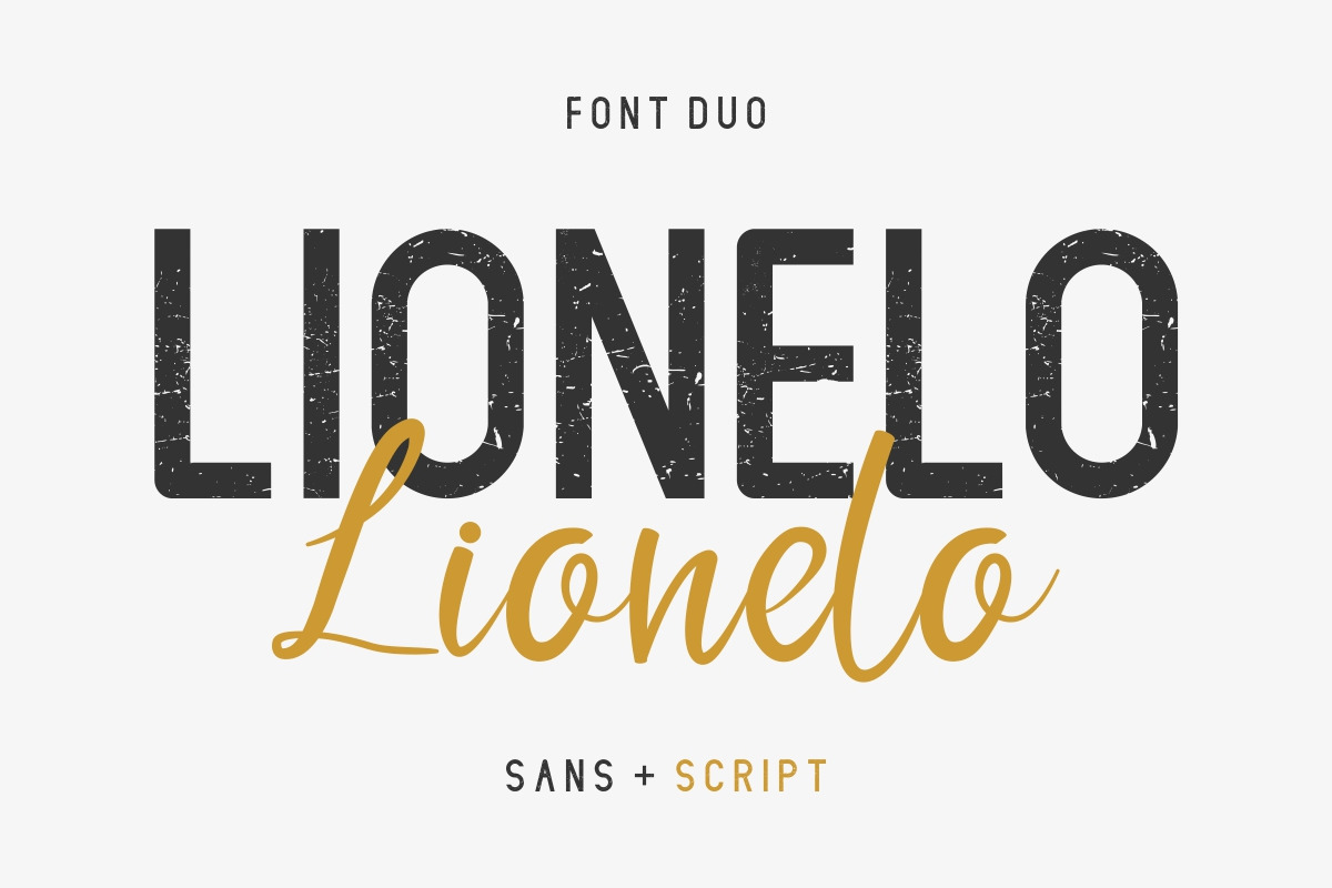LIONELLO Special Font LIONELLO Special Font