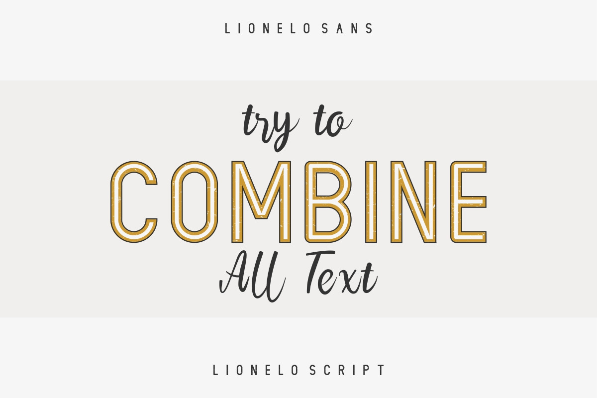 LIONELLO Special Font LIONELLO Special Font