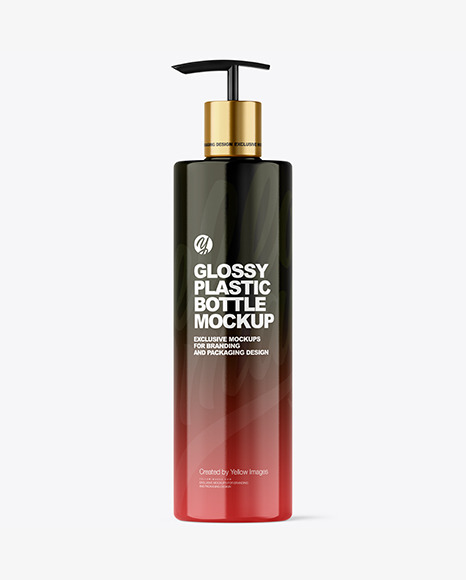 Glossy Plastic Bottle with Pump Mockup - Download+Glossy+Plastic+Bottle+With+Pump+Mockup+Pictures+All+Free+Mockups