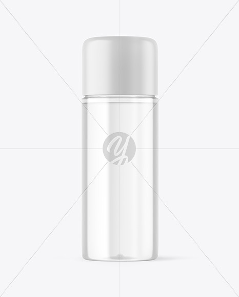 Clear Cosmetic Bottle Mockup