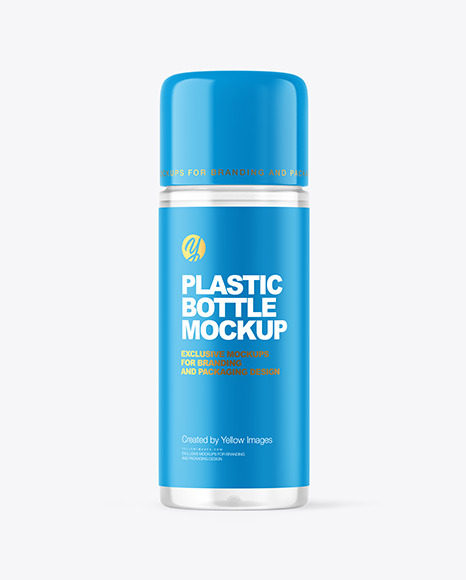 Clear Cosmetic Bottle Mockup