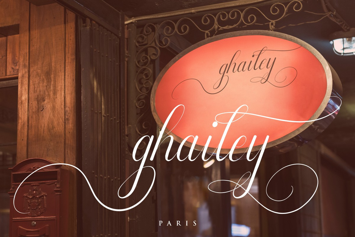 Leathering Calligraphy Font Leathering Calligraphy Font