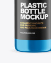 Metallic Bottle with Box Mockup