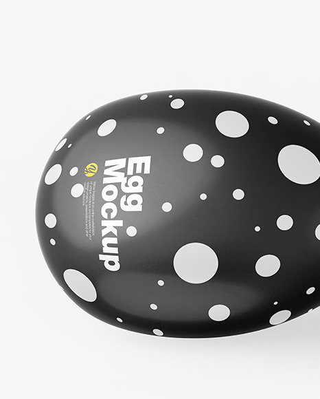 Two Glossy Eggs Mockup