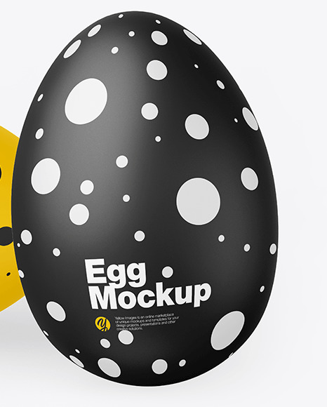 Two Matte Eggs Mockup