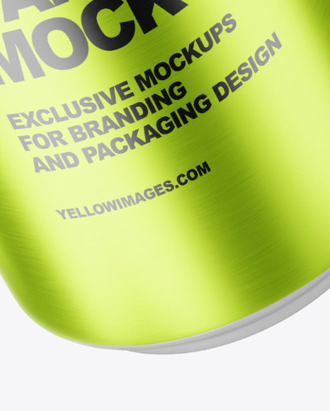 Aluminium Can Mockup