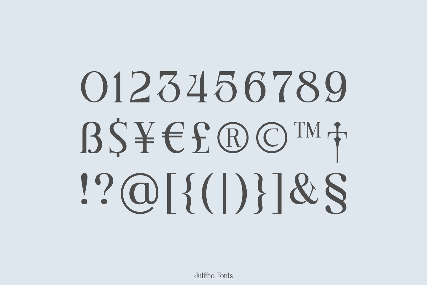 Julitho Fonts Julitho Fonts
