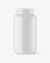 Glossy Jar Mockup