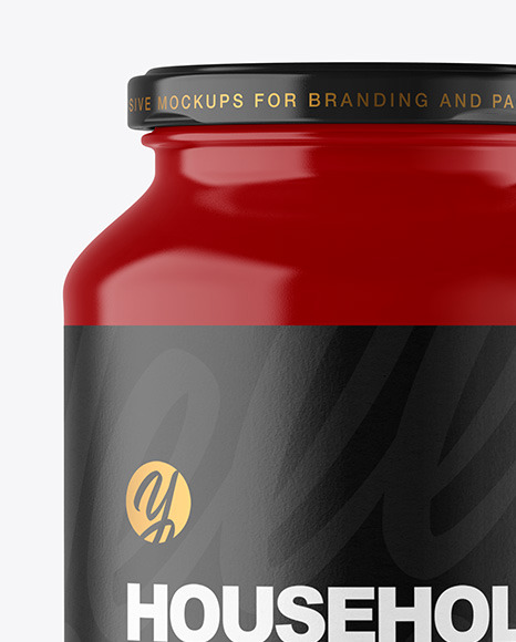 Glossy Jar Mockup