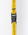 Lanyard w/ Plastic Card Mockup