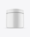 Matte Plastic Jar Mockup