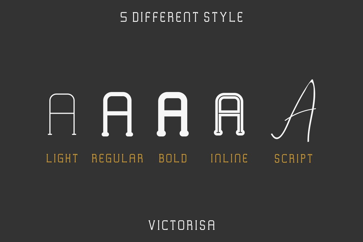 Victorisa Serif And Script Font Victorisa Serif And Script Font