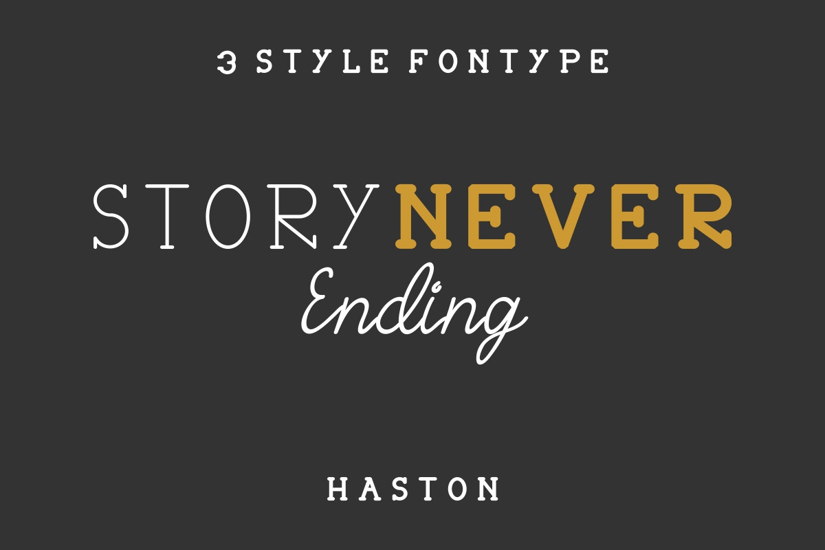 Haston Classic Font Duo