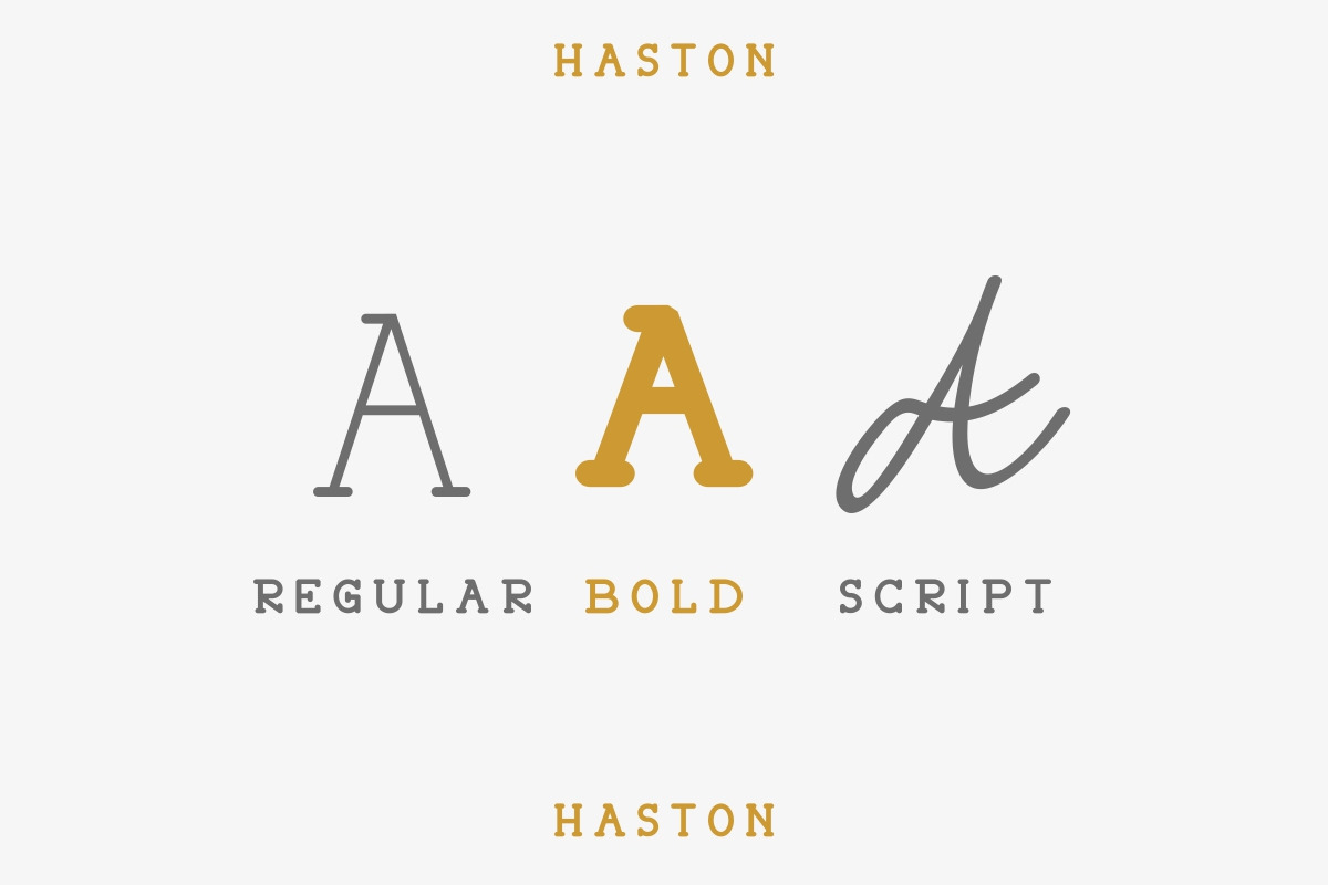 Haston Classic Font Duo