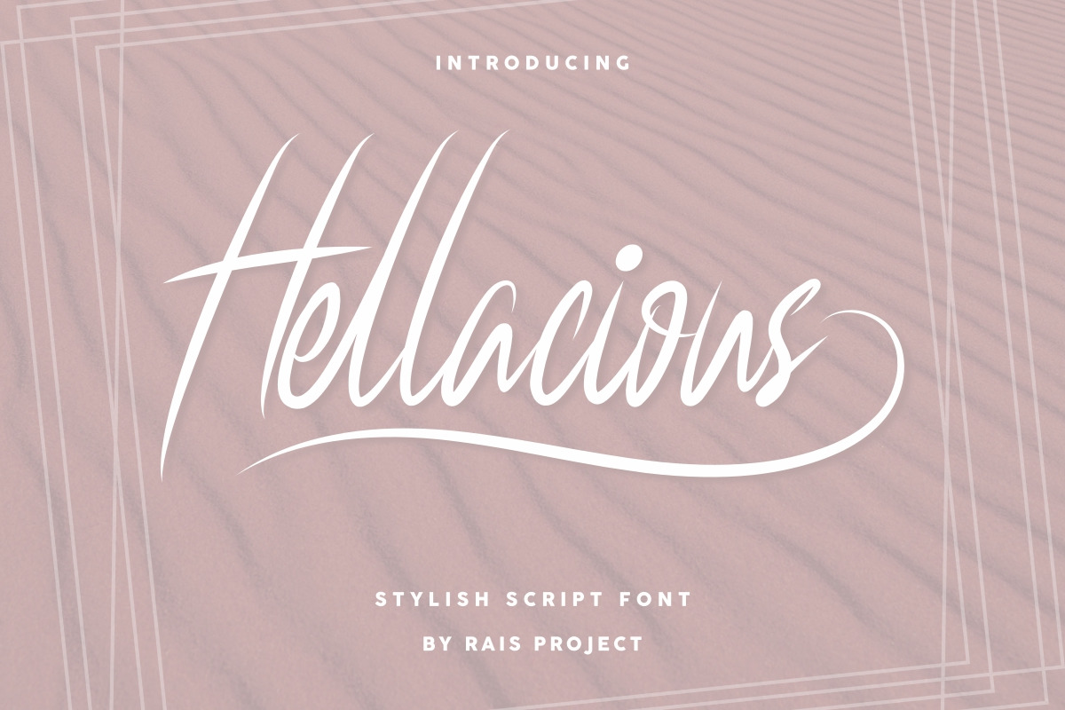 Hellacious Brush Script Calligraphy Font Hellacious Brush Script Calligraphy Font