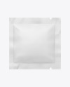 Matte Square Sachet Mockup