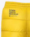 Men's Down Pants Mockup