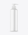 Matte Soap Bottle w/ Pump Mockup