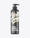 Matte Soap Bottle w/ Pump Mockup