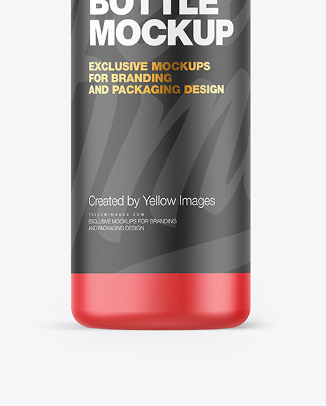 Matte Soap Bottle w/ Pump Mockup