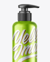 Metallic Soap Bottle w/ Pump Mockup